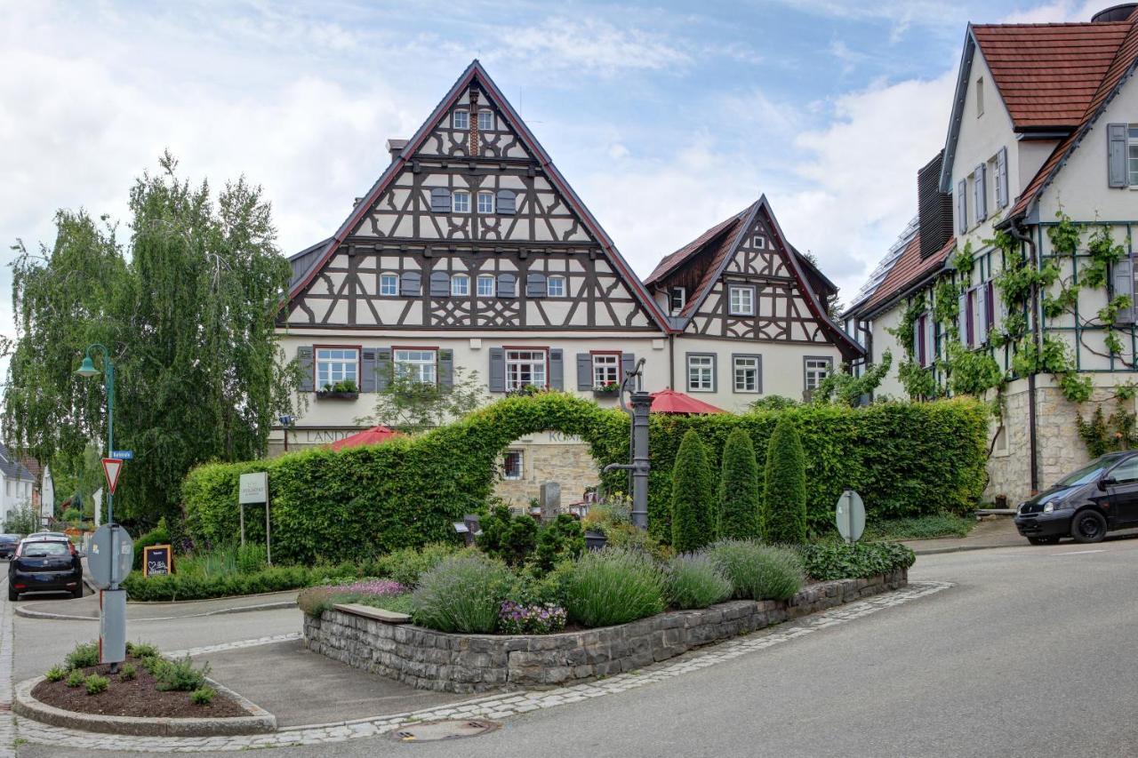 Landgasthof Am Koenigsweg Ohmden Exterior photo